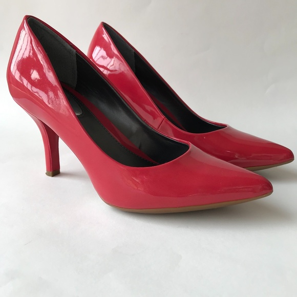 Alfani Shoes - Alfani Step 'N Flex Coral Patent Heels 6M